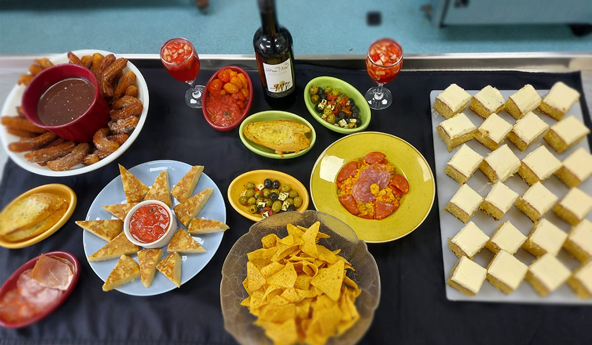 Spanish tapas at Bromley Park Care Home