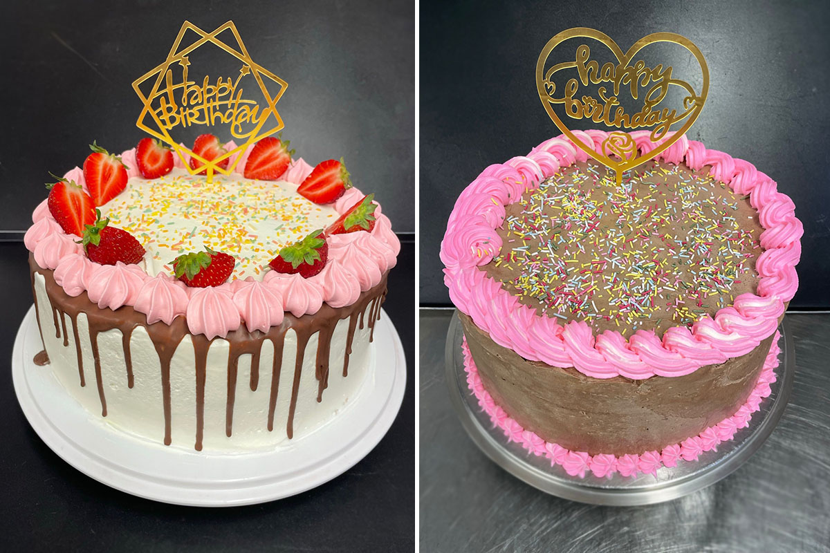 Birthday celebration cakes made at Princess Christian Care Home