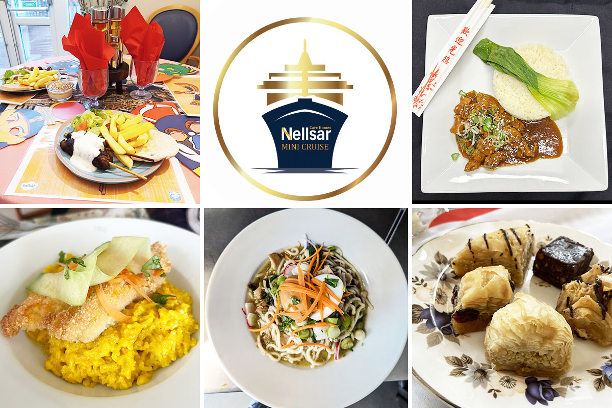 Creating wonderful Egyptian and Japanese food for Nellsars mini cruise